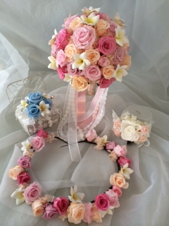 手作りブーケなど