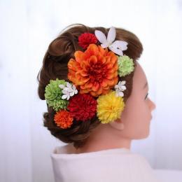 造花のヘアパーツ15