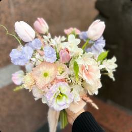 造花クラッチブーケ桜