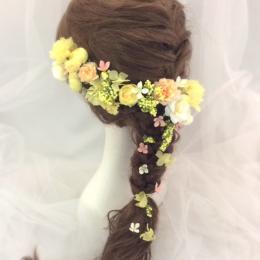造花のヘアパーツ1